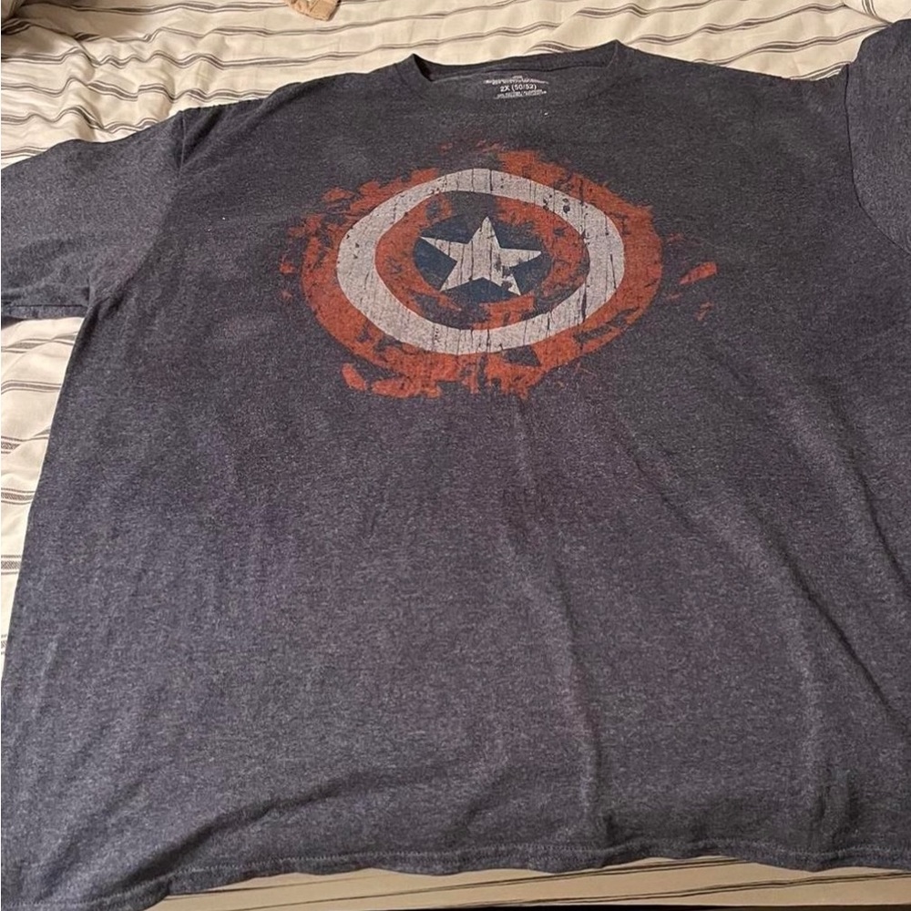 Captain America Vintage Style Tie-Dye T-Shirts Bundle ♻️